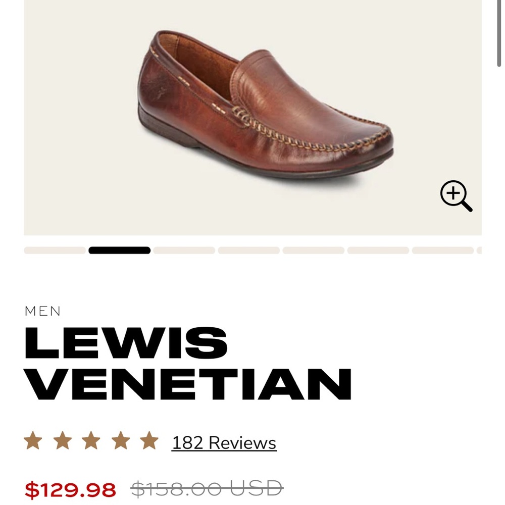 Frye Dark Brown Leather Slip-On Loafers